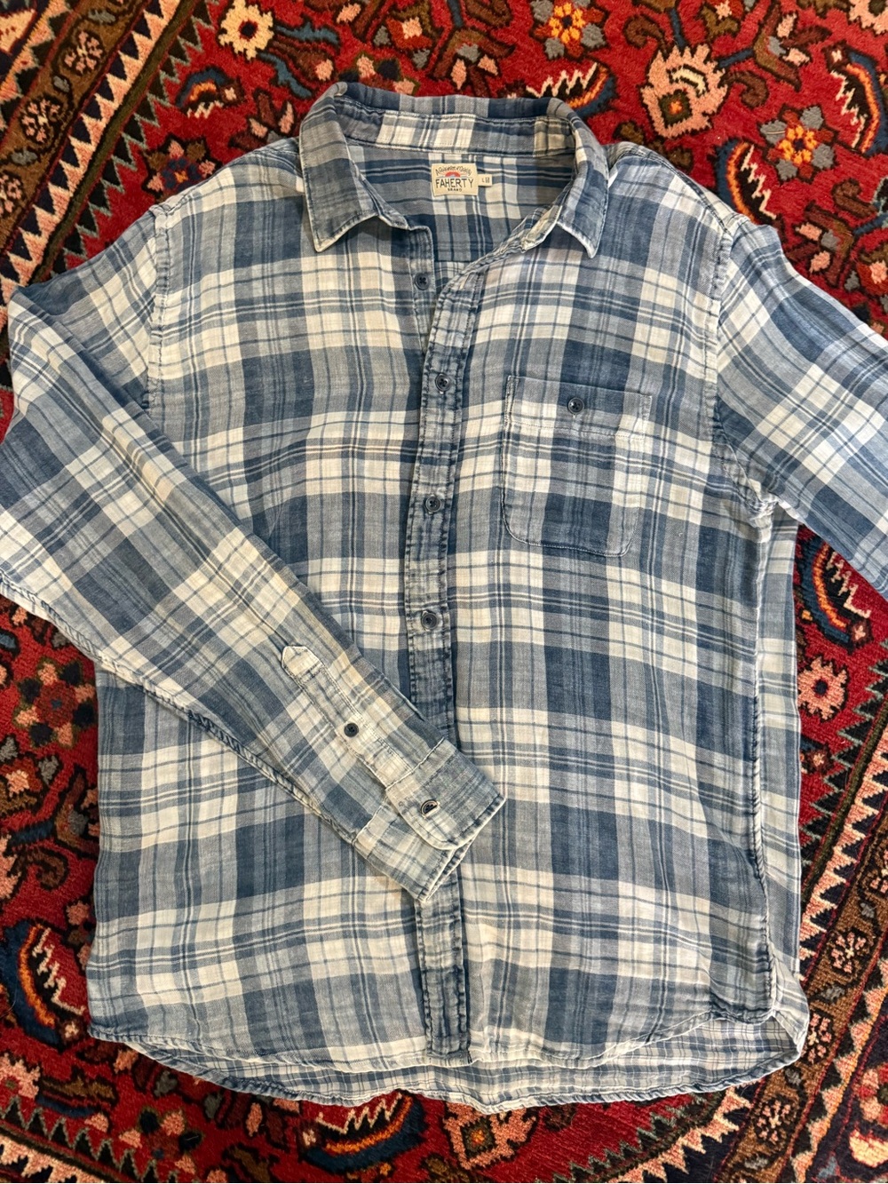 Faherty Faherty Long-Sleeve Seaview Shirt